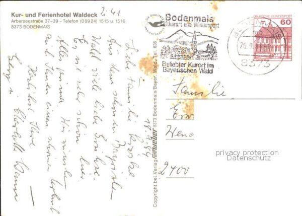 Bodenmais Kurhhotel Waldeck – Bild 2