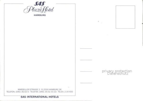 Hamburg SAS Plaza-Hotel – Bild 2