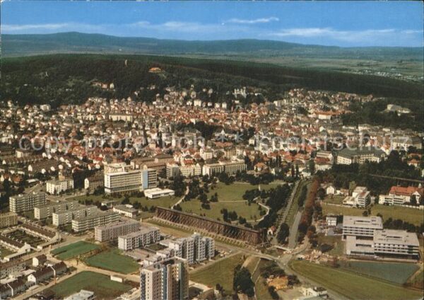 Bad Nauheim Fliegeraufnahme Hessisches Staatsbad