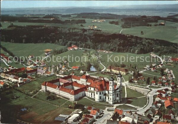 Ottobeuren Fliegeraufnahme Basilika und Benediktin