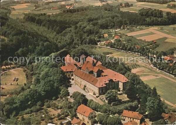 Iburg Teutoburger Wald Fliegeraufnahme Schloß