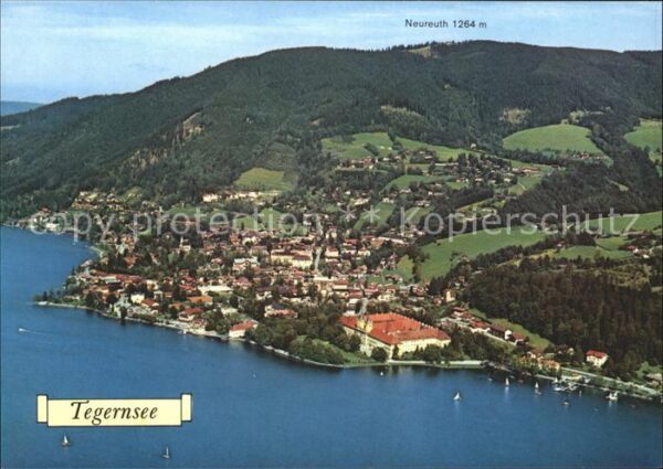 Tegernsee Fliegeraufnahme mit Neureuth