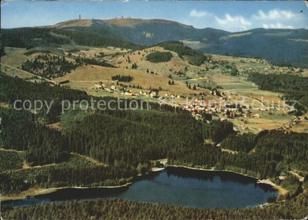 Altglashuette Schwarzwald Fliegeraufnahme Windgfällerweiher Bären