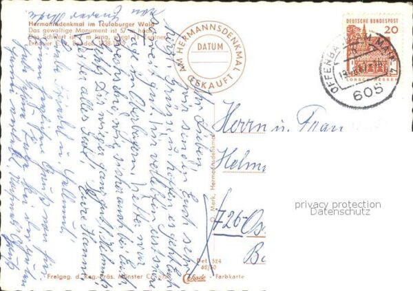 Hermannsdenkmal Fliegeraufnahme Teutoburger Wald – Bild 2