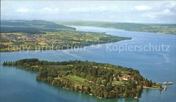Insel Mainau Fliegeraufnahme