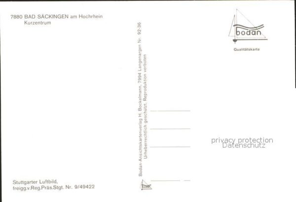 Bad Saeckingen Fliegeraufnahme Kurzentrum – Bild 2