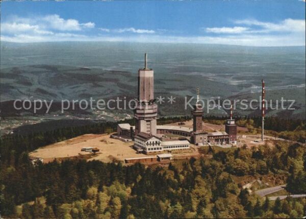 Feldberg Taunus Fliegeraufnahme Sendetürme
