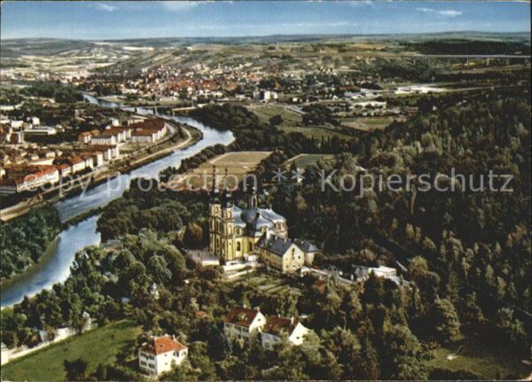 Wuerzburg Fliegeraufnahme mit Käppele