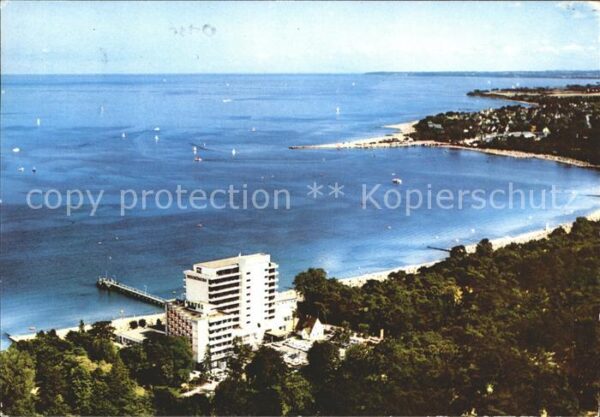 Timmendorfer Strand Fliegeraufnahme Kurhaus Hotel Seeschlöß