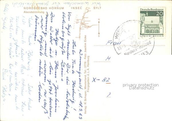 Hoernum Sylt Fliegeraufnahme mit Leuchtturm – Bild 2