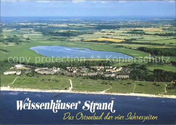 Weissenhaeuser Strand Fliegeraufnahme