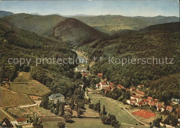 Bad Bergzabern Kneippheilbad Kurtal Fliegeraufnahme