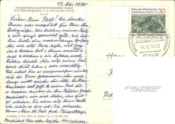 Bad Bergzabern Kneippheilbad Kurtal Fliegeraufnahme – Bild 2