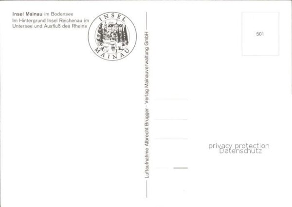 Insel Mainau Fliegeraufnahme mit Insel Reichenau – Bild 2