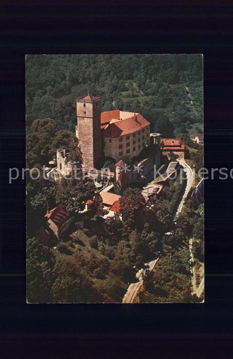 Neckarmuehlbach Burg Guttenberg Fliegeraufnahme