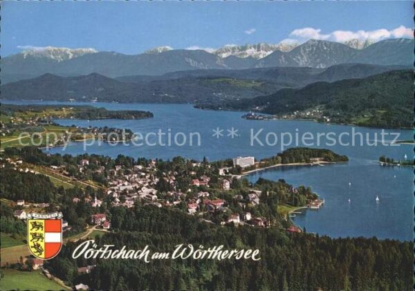 Poertschach Woerthersee Woerthersee Fliegeraufnahme Wörthersee