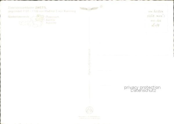 Zwettl-Niederoesterreich Fliegeraufnahme Stift im Waldviertel – Bild 2