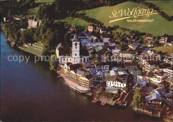 St Wolfgang Wolfgangsee Fliegeraufnahme am Wolfgangsee