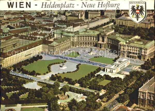 Wien Heldenplatz Fliegeraufnahme Neue Hofbur