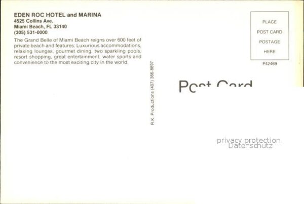 Miami Beach Eden Roc Hotel and Marina – Bild 2
