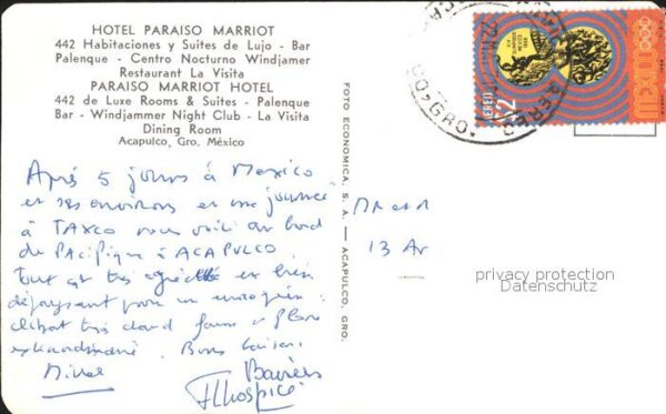 Acapulco Fliegeraufnahme Hotel Paraiso Marriot – Bild 2