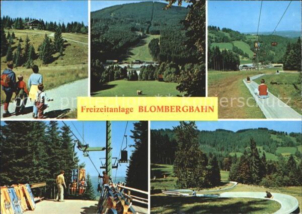 Muenchen Freizeitanlage Blombergbahn Sommerrodel