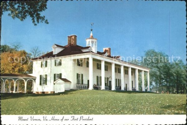Mount Vernon Virginia Home of First President George Washingt