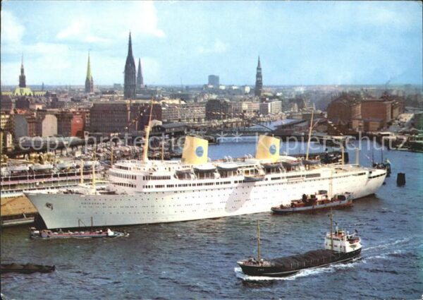 Hamburg Stadt Hafen Dampfer