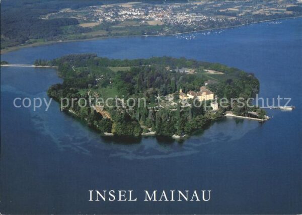Insel Mainau Fliegeraufnahme