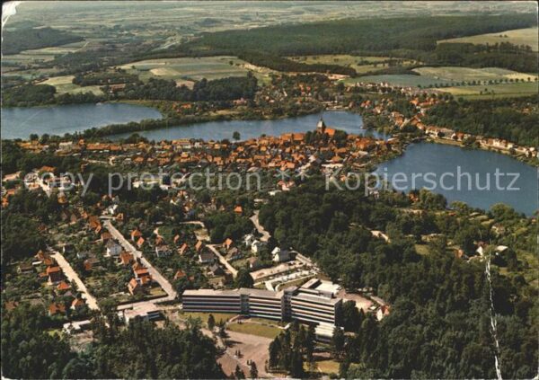 Moelln Lauenburg Fliegeraufnahme Eulenspiegelstadt