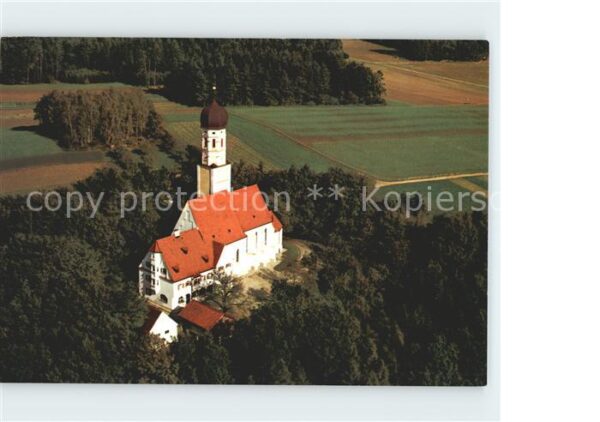 Schrobenhausen Fliegeraufnahme Wallfahrtskirche Maria