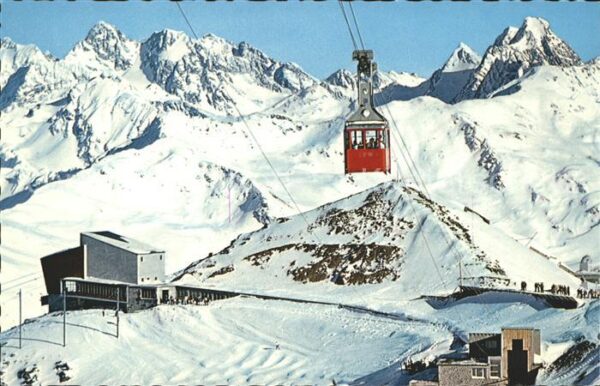 Seilbahn Weissfluhjoch-Weissfluhgipfel Davos Ber