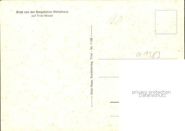 Seilbahn Bergstation Weisshaus Trier Mosel – Bild 2