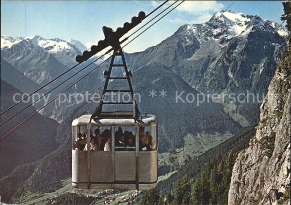 Seilbahn Penken Grünberg Mayrhofen Zillertal