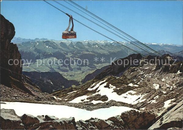 Seilbahn Säntis Churfirsten Glarner Alpen