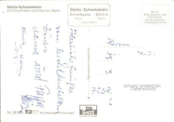 Seilbahn Säntis Churfirsten Glarner Alpen – Bild 2