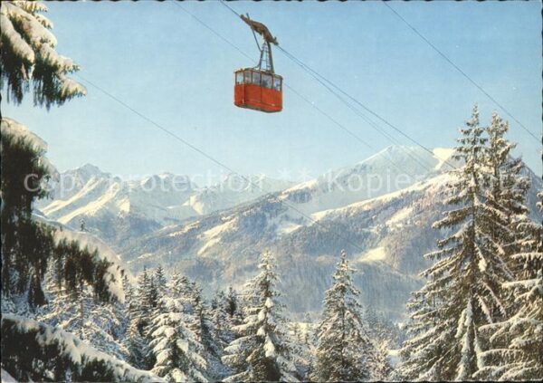 Seilbahn Nebelhorn Oberstdorf Allgäu Schafalpen