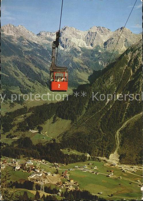 Seilbahn Walmendingerhorn Mittelberg Hammerspitz