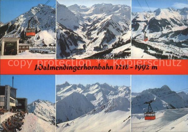 Seilbahn Walmendingerhorn Kleinwalsertal Mittelb