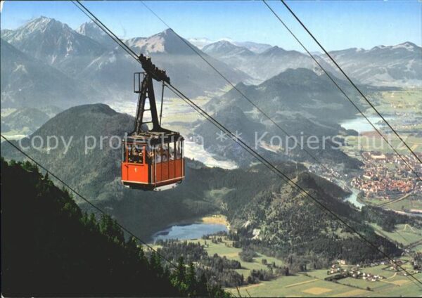 Seilbahn Tegelberg Schwangau Füssen Brentenjoch