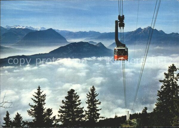 Seilbahn Weggis-Rigi Kaltbad Berner Alpen Stanse