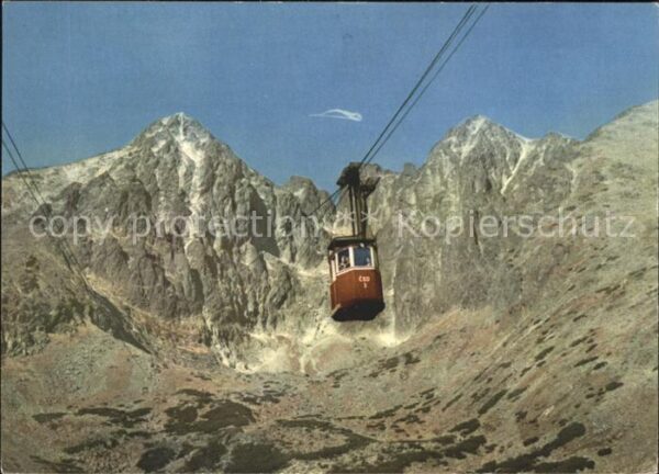 Seilbahn Tatransky Narodny Park Lanovka na Lomni