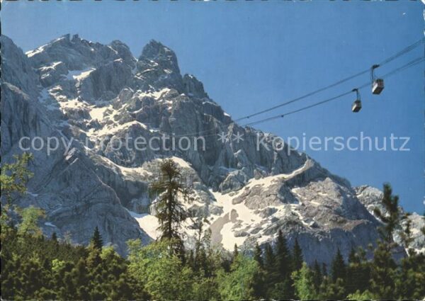 Seilbahn Bayerische Zugspitzseilbahn Eibsee-Zugs