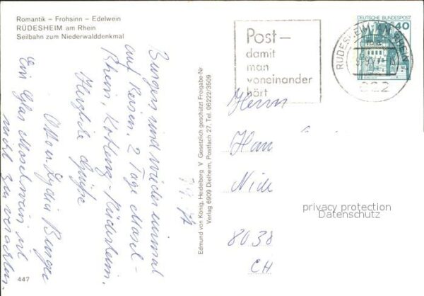 Seilbahn Niederwalddenkmal Rüdesheim am Rhein – Bild 2