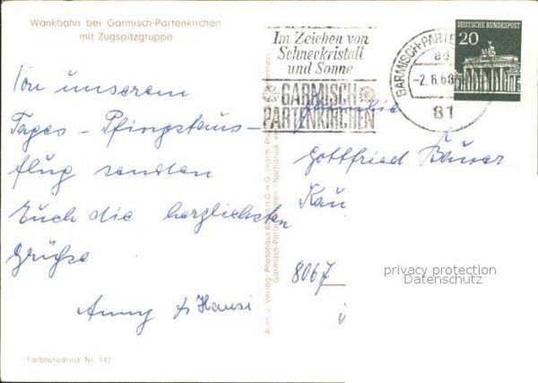 Seilbahn Wankbahn Garmisch-Partenkirchen Zugspit – Bild 2