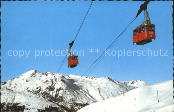 Seilbahn Bräma-Büel Ischalp-Jakobshorn Davos