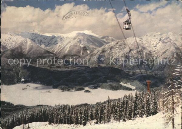 Seilbahn Bayerische Zugspitzbahn Eibsee Ammergau
