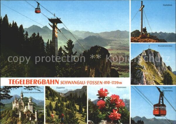 Seilbahn Tegelberg Schwangau-Füssen Schloss Neus