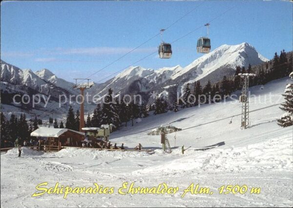 Seilbahn Ehrwalder-Alm Hochbrand-Schlepplift Dan