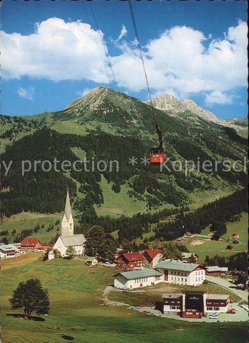 Seilbahn Walmendingerhorn Mittelberg Kleinwalser